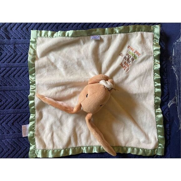 Guess how much I love you ride up to the moon back bunny lovely security blanket - Picture 2 of 7